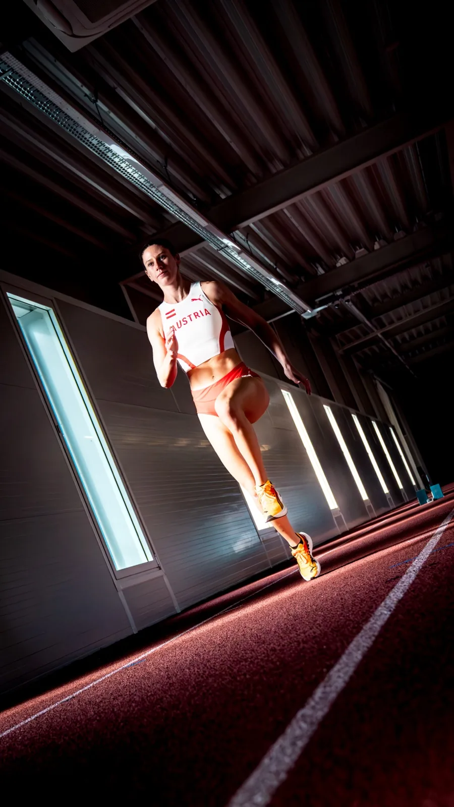 Ivona Dadic im PUMA-Shooting für PUMA Austria